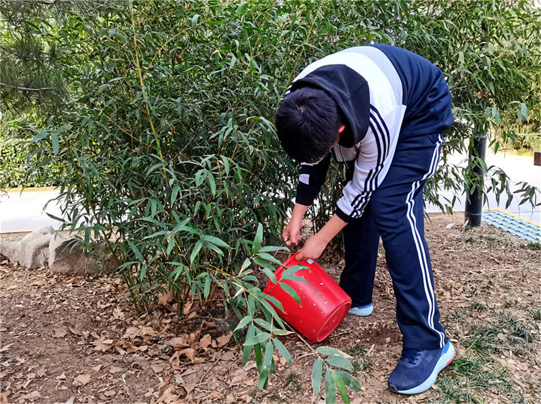 雷鋒使者在行動(dòng) 愛(ài)綠護(hù)綠美校園