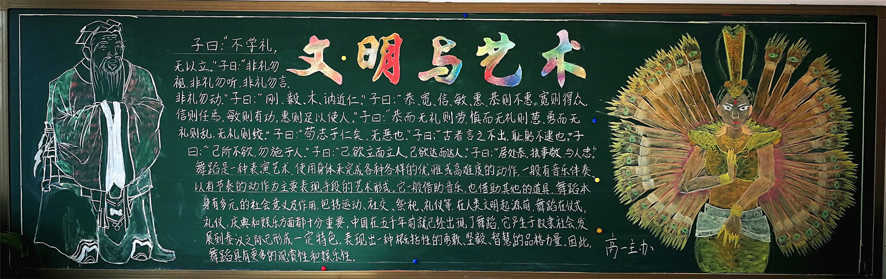 聽障部學(xué)生黑板報欣賞